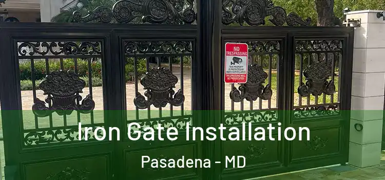 Iron Gate Installation Pasadena - MD